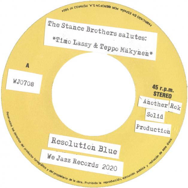 The Stance Brothers - Resolution Blue : 7inch