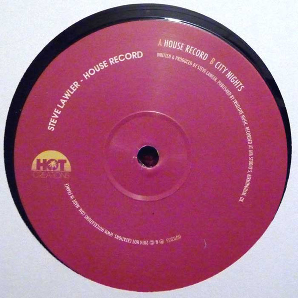 Steve Lawler - House Record : 12inch