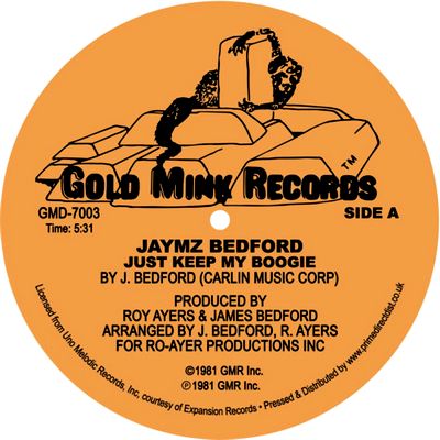 Jaymz Bedford - Just Keep My Boogie : 12inch