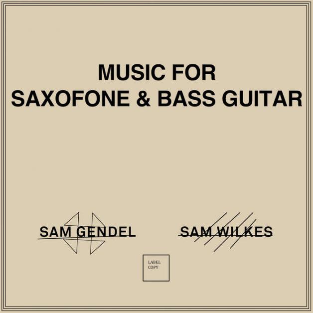 Sam Gendel And Sam Wilkes - Music for Saxofone and Bass Guitar : LP
