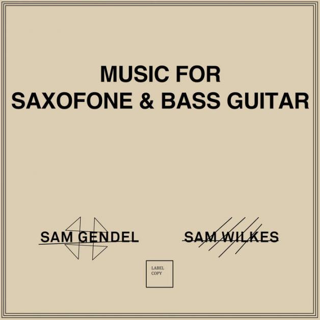 Sam Gendel & Sam Wilkes - Music For Saxofone & Bass Guitar : LP