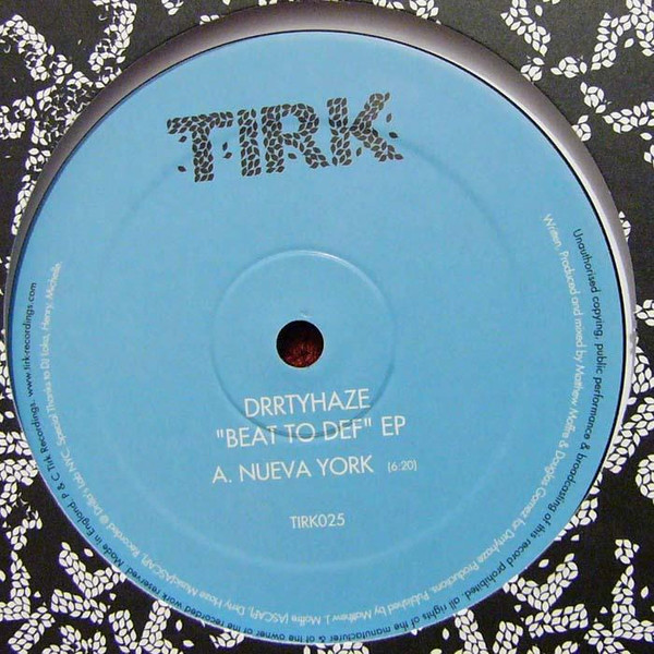 Drrtyhaze - Beat To Def EP : 12inch