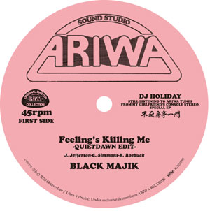 Black Majik/Yona - FEELING&#039;S KILLING ME (QUIETDAWN EDIT) c/w COULD IT BE I&#039;M FALLING IN LOVE (QUIETDAWN EDIT) : 7inch
