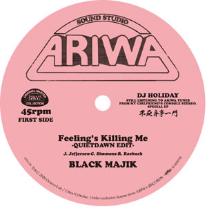 Black Majik/Yona - FEELING'S KILLING ME (QUIETDAWN EDIT) c/w COULD IT BE I'M FALLING IN LOVE (QUIETDAWN EDIT)
