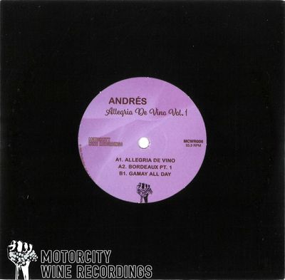 Andrés - Allegria de Vino Vol.1 : 7inch