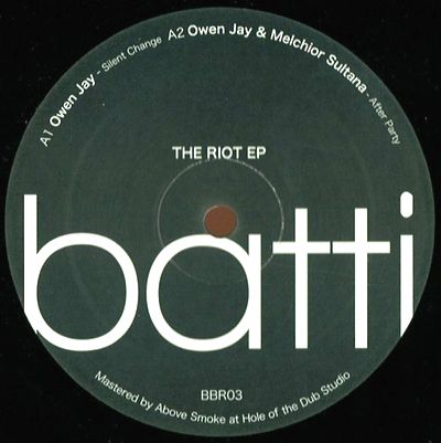 Owen Jay & Melchior Sultana - The Riot EP : 12inch