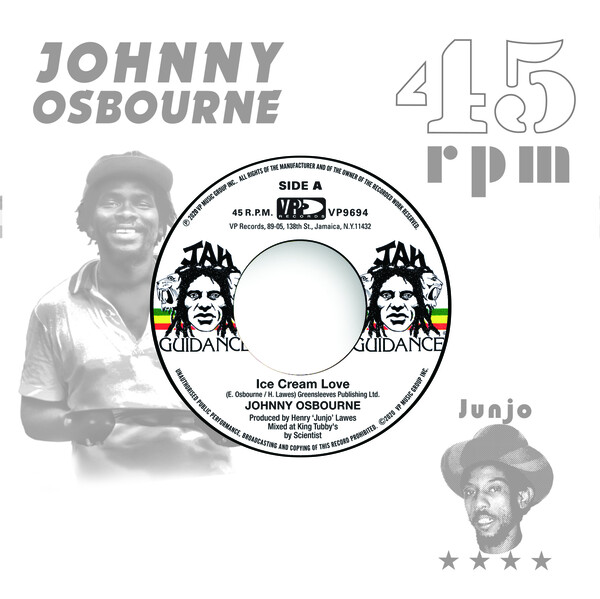 Johnny Osbourne / Roots Radics - Ice Cream Love / Extra Time One : 7inch