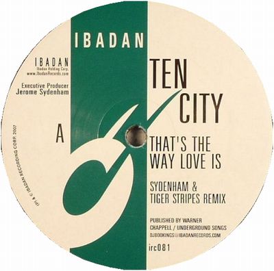 Ten City - That's The Way Love Is : 12inch