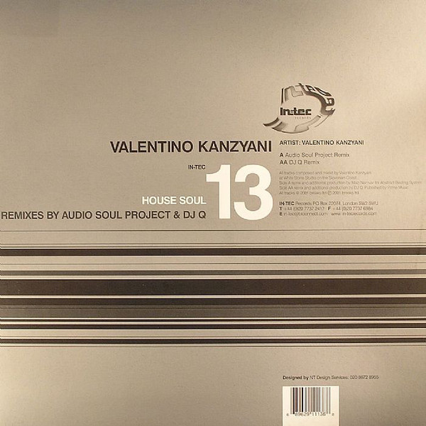 Valentino Kanzyani - House Soul (Remixes) : 12inch
