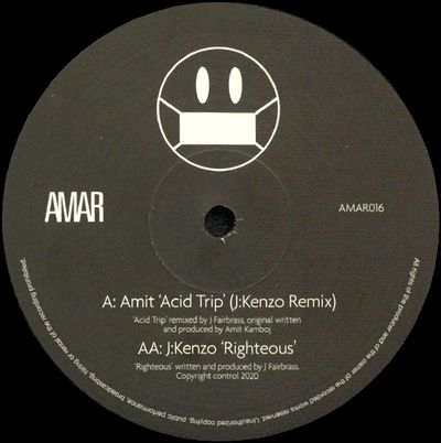 Amit - Acid Trip(J:Kenzo Remix) / Righteous : 12inch