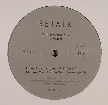 Calm - Remixes : 12inch