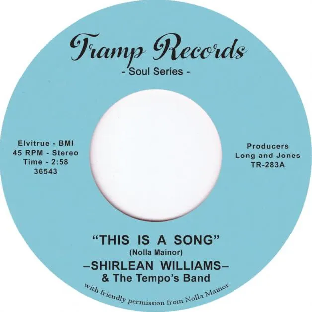 Shirlean Williams & The Tempo's Band - This Is a Song : 7inch