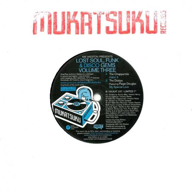 Chapparrals / The Diddys Feat. Paige Douglas - Nik Weston Presents Lost Funk, Soul (& Disco Gems) Volume Three