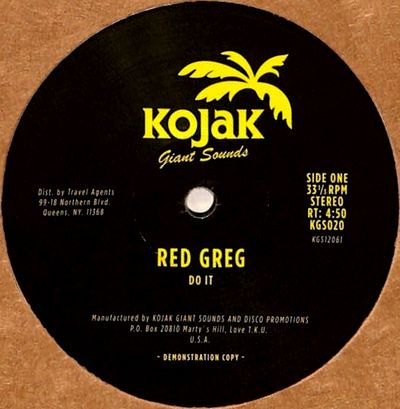 Red Greg - Do It / Peace : 12inch