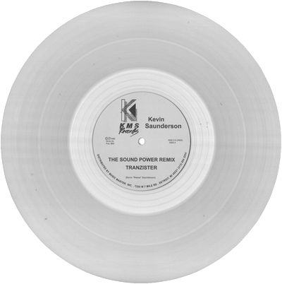 Kevin Saunderson - THE SOUND (POWER REMIX) / THE GROOVE THAT WONT STOP (Clear Vinyl Repress) : 12inch
