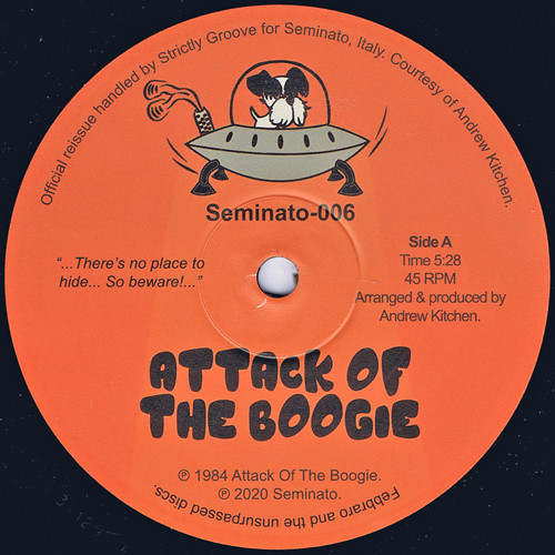Andrew Kitchen - Attack Of The Boogie : 12inch