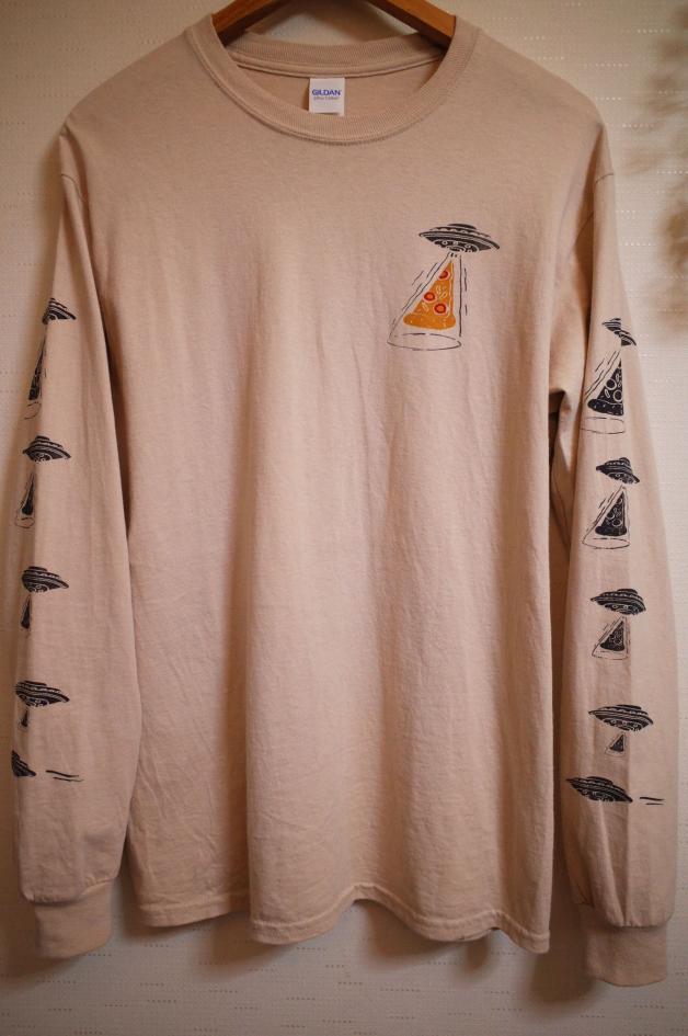 Chill Mountain - ChillMountain / “PIZZAFO”with Salami LongSleeve Sand Size L : WEAR