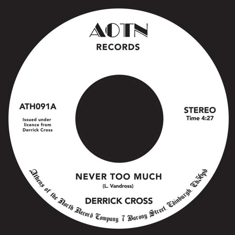 Derrick Cross - Never Too Much : 7inch