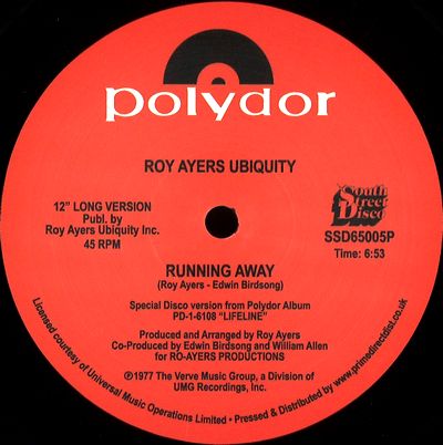 Roy Ayers Ubiquity - Running Away / Love Will Bring Us Back Together : 12inch