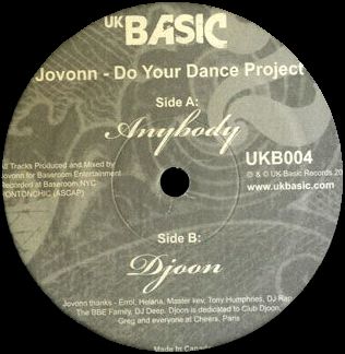 Jovonn - Do Your Dance Project : 12inch