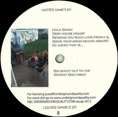 Diego Gamez - Game'z EP : 12inch