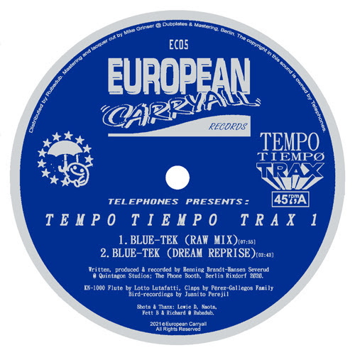 Telephones - Tempo Tiempo Trax 1 : 12inch
