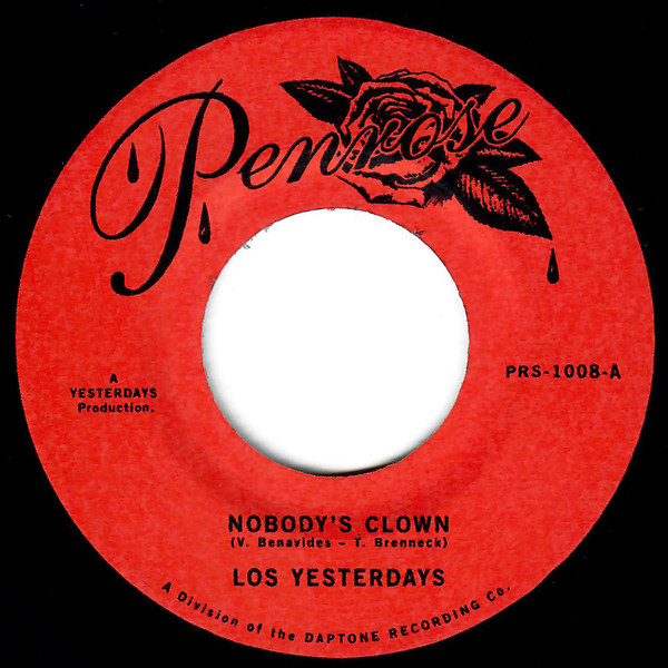 Los Yesterdays - Nobody's Clown : 7inch
