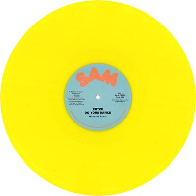 Rhyze - Do Your Dance (Moodena Remix) (Yellow Vinyl) : 12inch