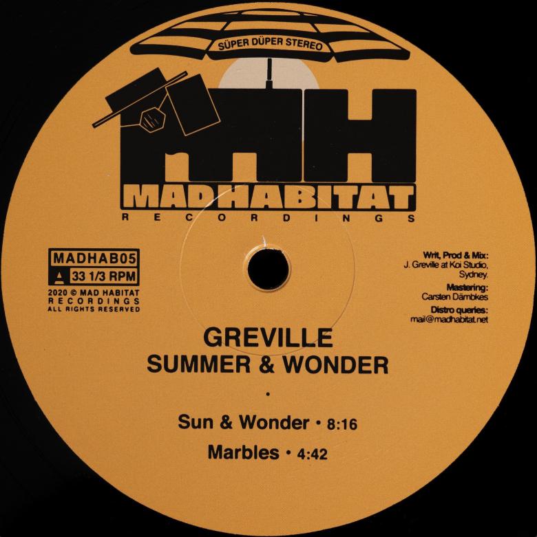 Greville - Summer & Wonder : 12inch