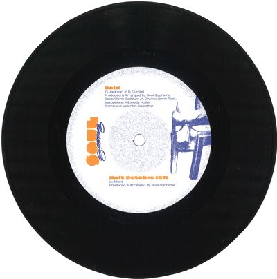 Soul Supreme - Huit Octobre 1971 / Raid : 7inch