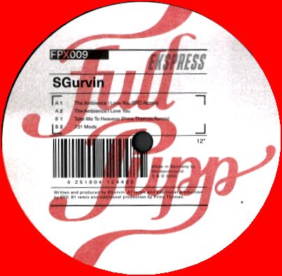 Sgurvin - Sgurvin EP (Syo + Prins Thomas Remixes) : 12inch
