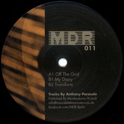 Anthony Parasole - Off The Grid : 12inch