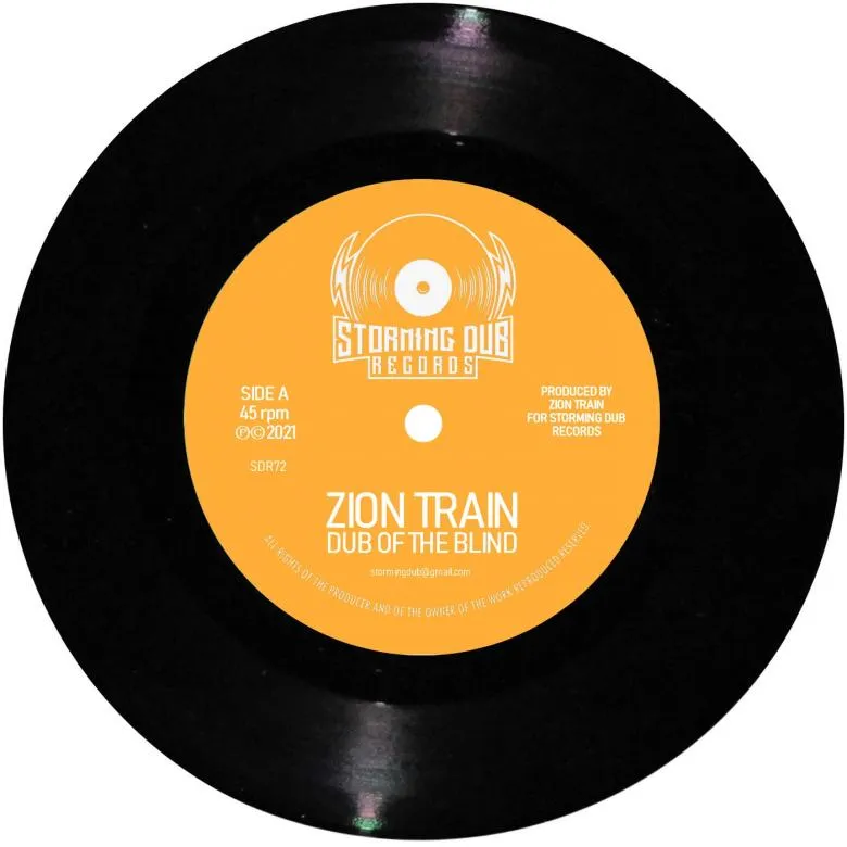 Zion Train - Dub Of The Blind / Graea Dub : 7inch