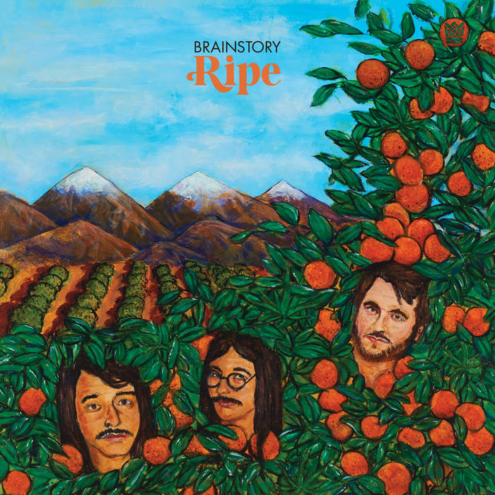 Brainstory - Ripe (Translucent w/ Green & Orange Swirl)