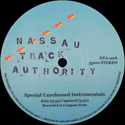 Nassau Track Authority - SPECIAL UNRELEASED INSTRUMENTALS : 12inch
