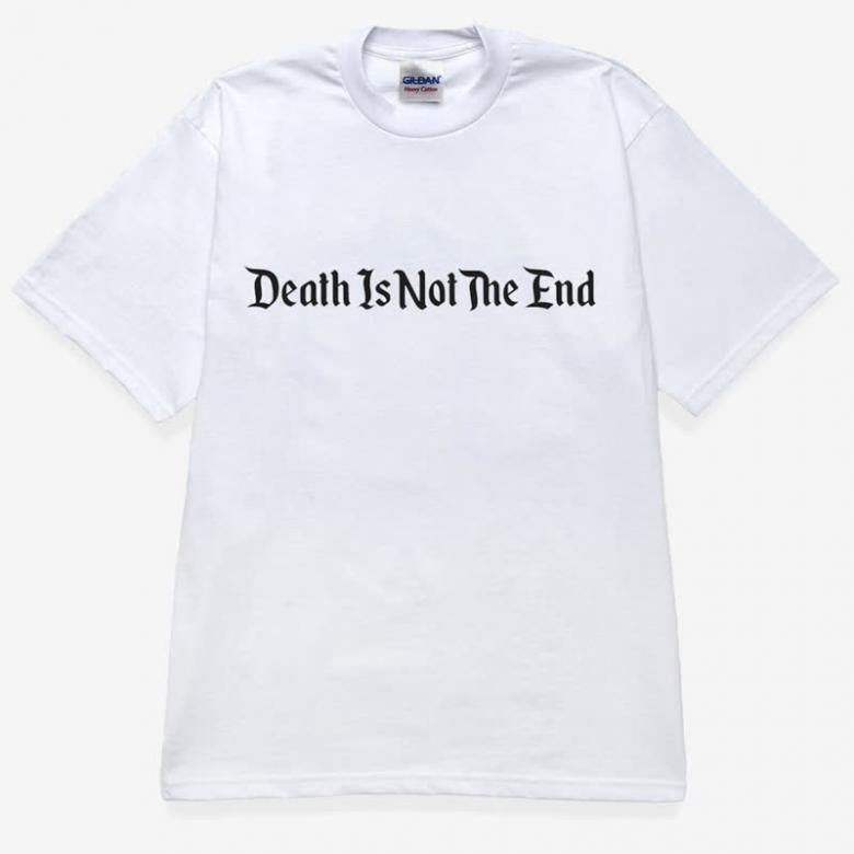 Death Is Not The End - Classic Logo Tee (White) Side：M