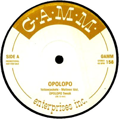 Opolopo - Matinee Idol : 12inch