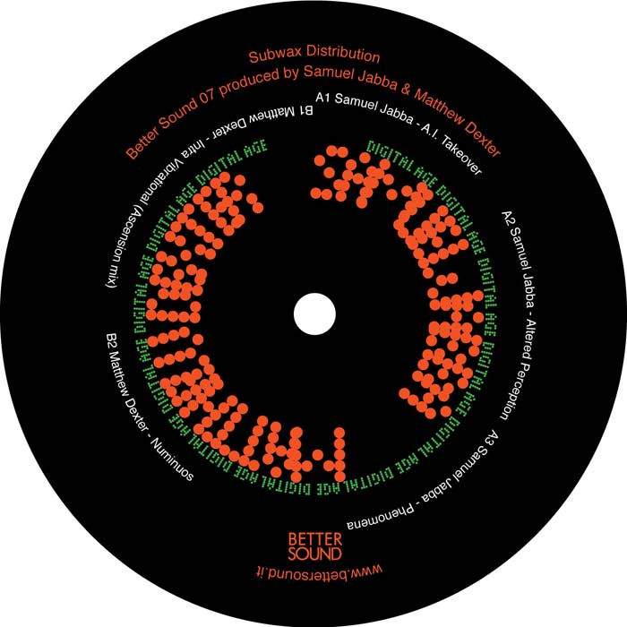 Samuel Jabba / Matthew Dexter - Digital Age : 12inch