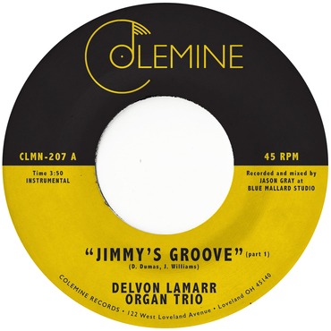Delvon Lamarr Organ Trio - Jimmy's Groove' (Pink Vinyl 7") : 7inch