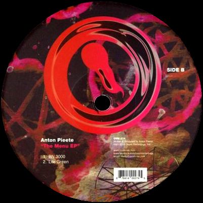 Anton Pieete - The Menu EP : 12inch
