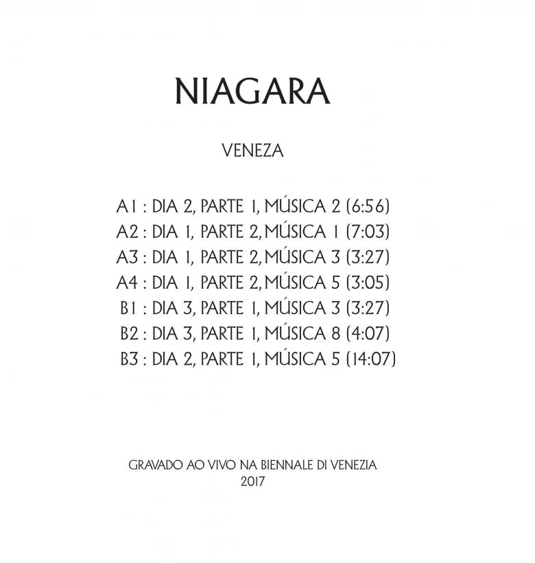 Niagara - Veneza : 12inch White Vinyl