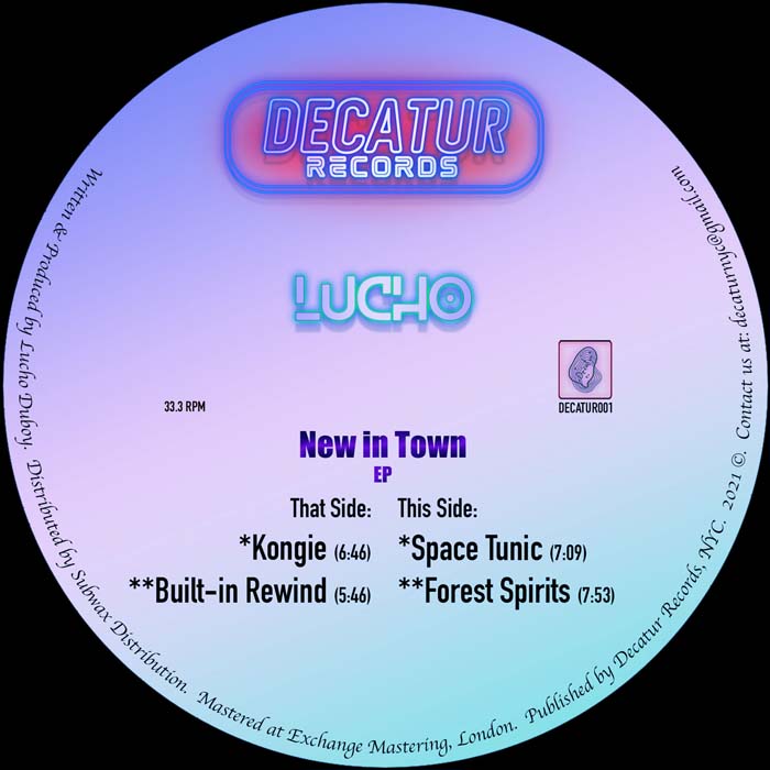 Lucho - New in Town EP : 12inch