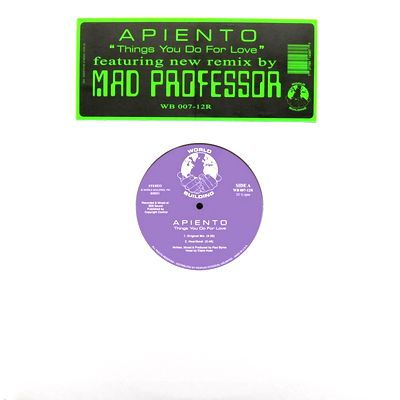 Apiento - Things You Do For Love (incl. Mad Professor Remix)