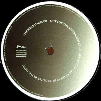 Gabriele Carasco - Out For The Afternoon EP : 12inch