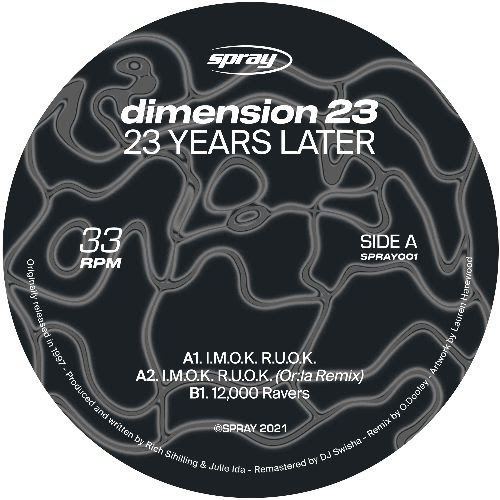 Dimension 23 - 23 Years Later (incl. Or:la Remix) : 12inch