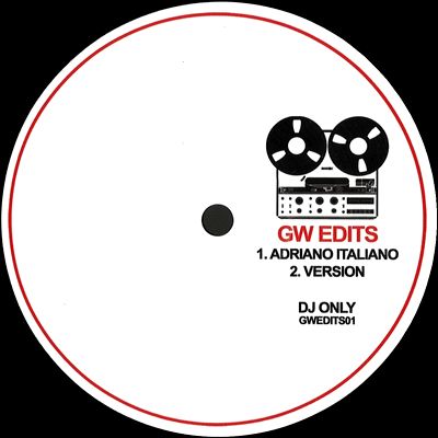 Gw Edits - Adriano Italiano EP : 12inch