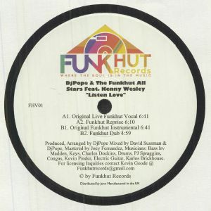 DJ Pope / The Funkhut All Stars Feat Kenny Wesley - Listen Love : 12inch