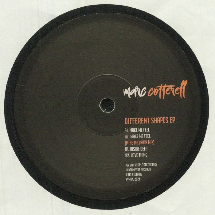 Marc Cotterell - Different Shapes EP (feat Mike Millrain remix) : 12inch
