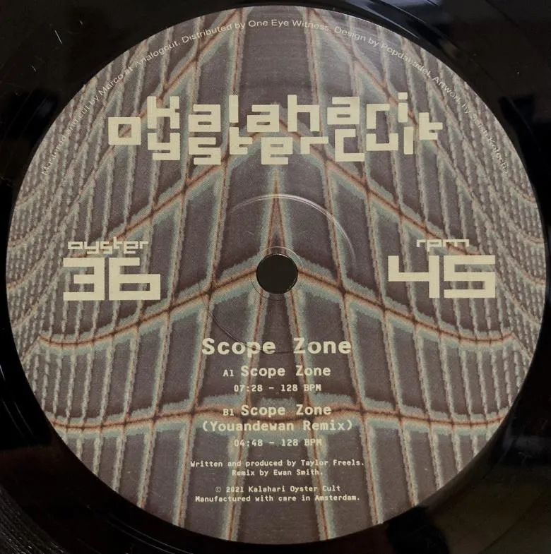 Liquid Earth - Scope Zone (incl. Youandewan Remix) : 12inch