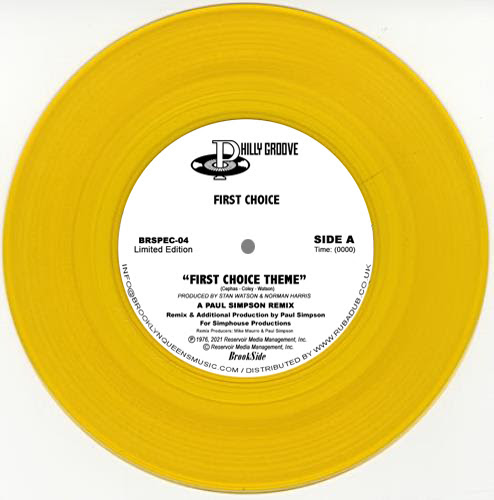 First Choice - First Choice Theme (Paul Simpson Remixes) : 7inch Yellow Vinyl